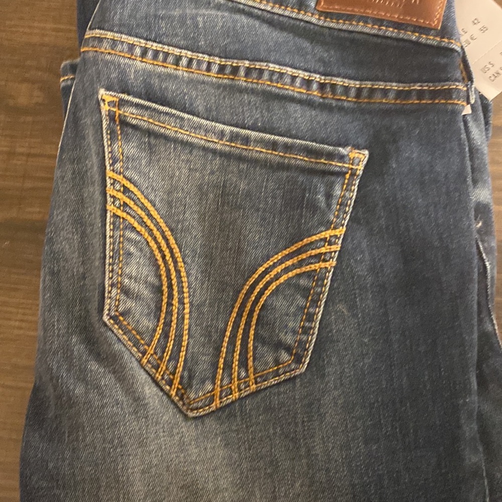 3 long boot leg jeans